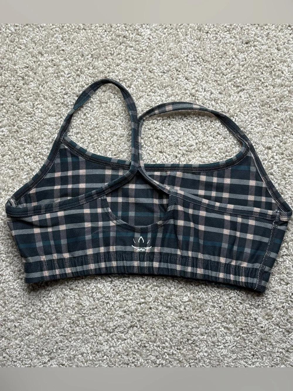 Beyond Yoga Plaid Sports Bra